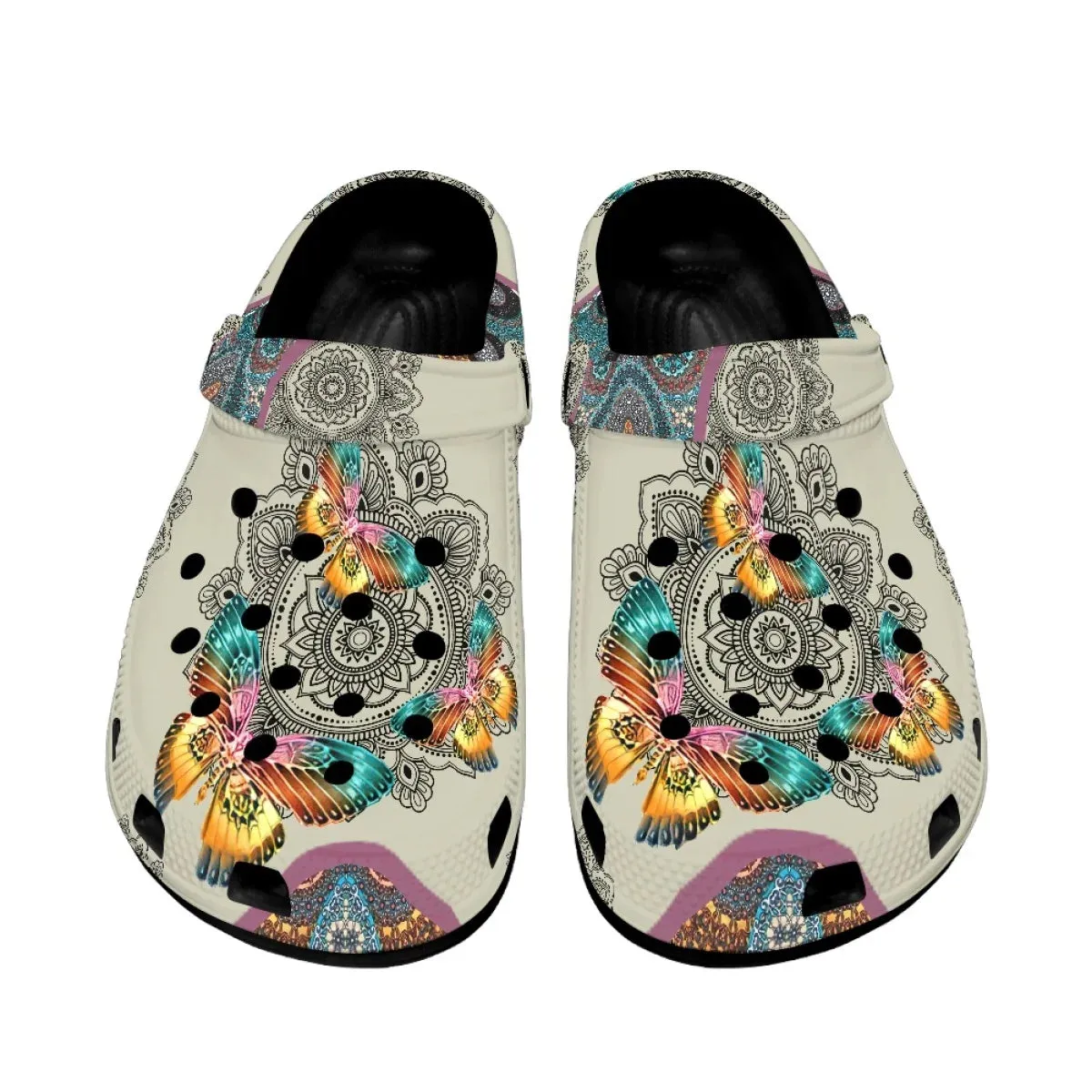 AfroFashion Mandala Designer Non-slip Crocs Sandals