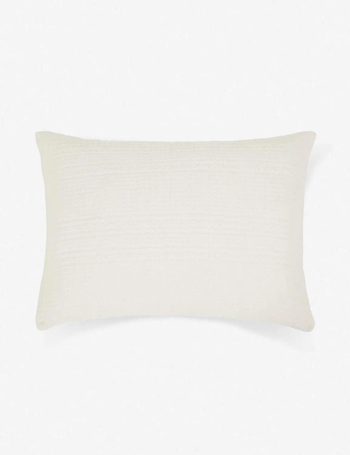 Arrowhead Textured Cotton Sham by Pom Pom at Home