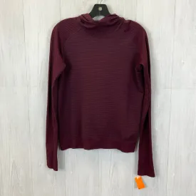 Athletic Sweatshirt Hoodie By Lululemon In Maroon, Size: 8