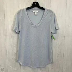 Athletic Top Short Sleeve By Athleta In Blue, Size: M