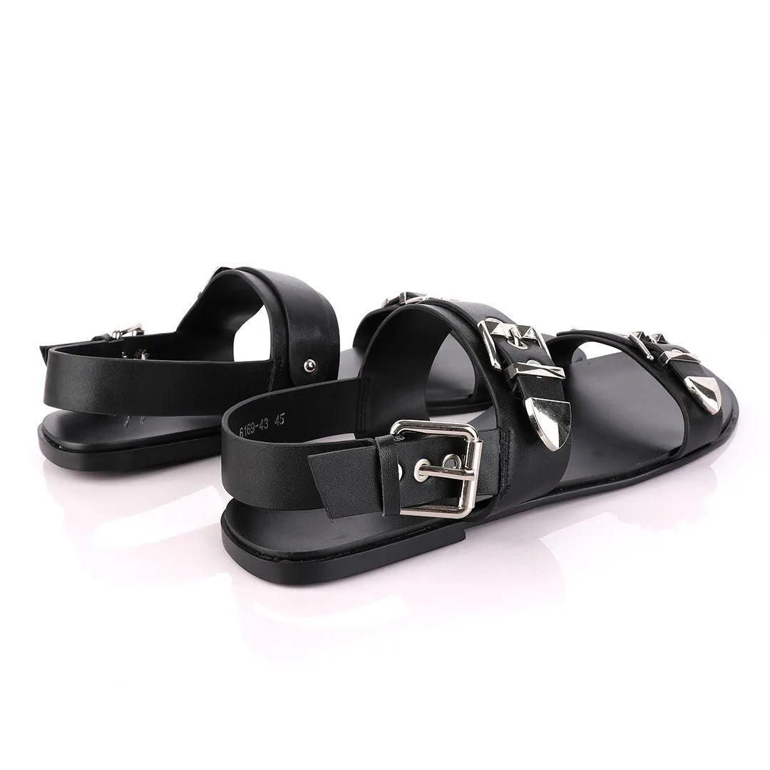 Giuseppe Zanotti Black Rinko Sandals