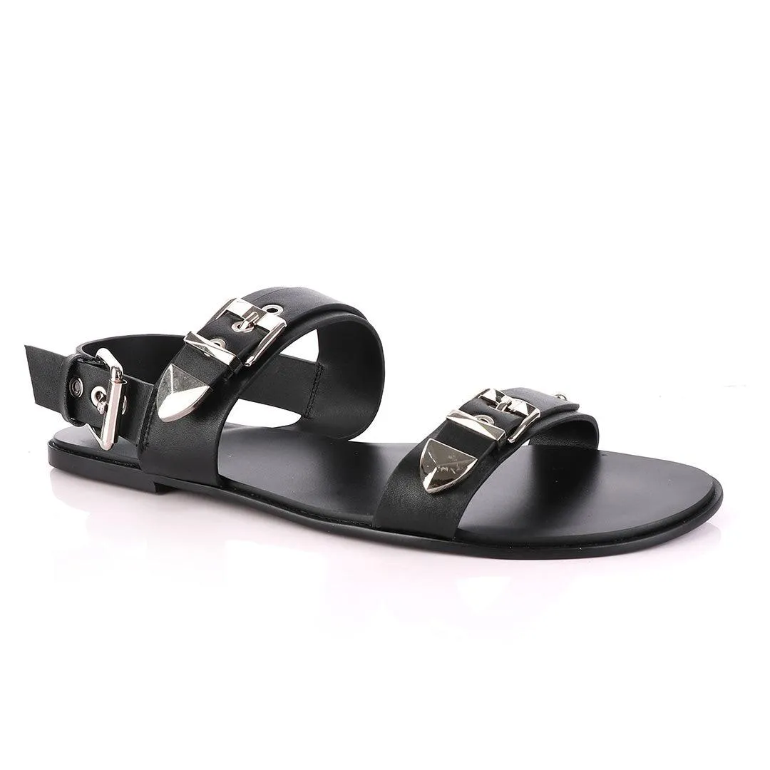 Giuseppe Zanotti Black Rinko Sandals