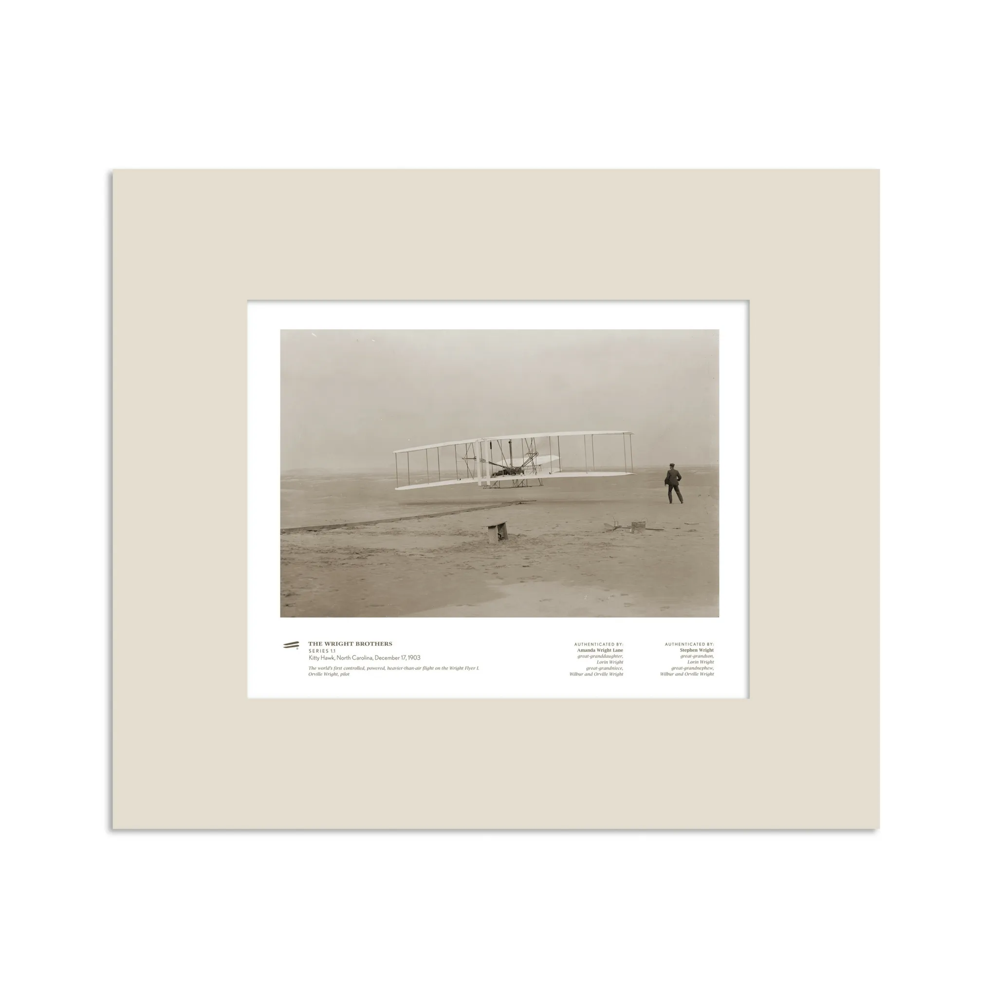 Kitty Hawk Series 1.1 | matted Gicle print