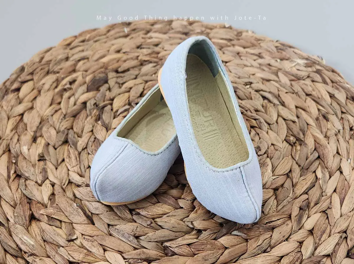 Modern Baby Boy Hanbok Shoes in Skyblue