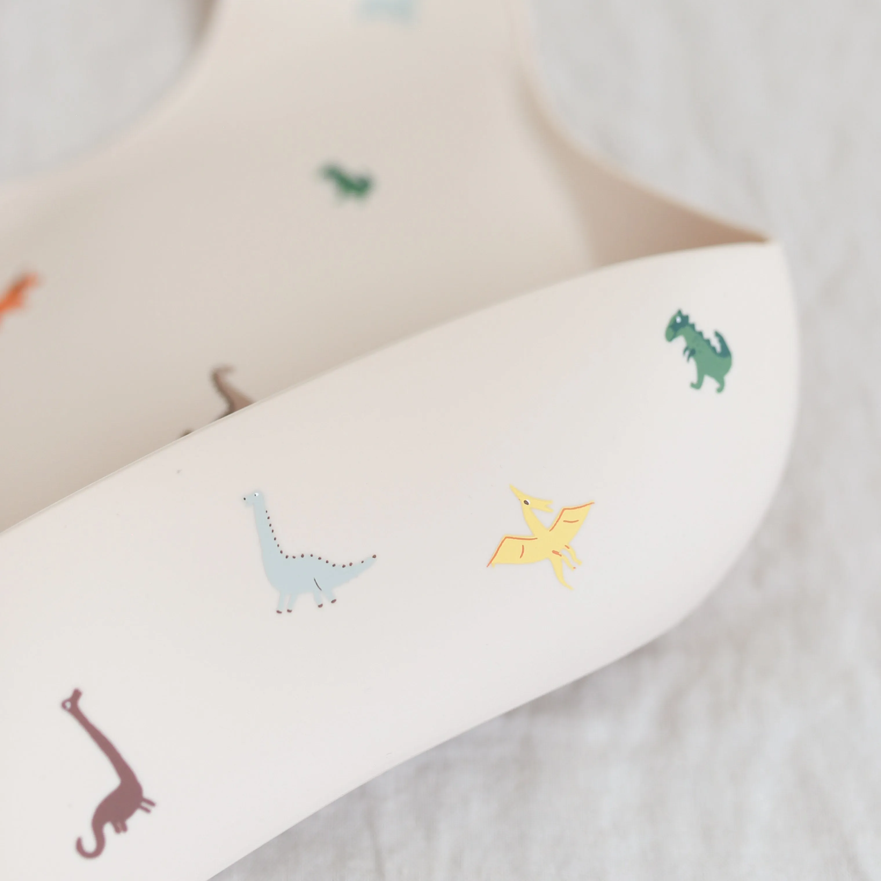 Silicone Baby Bib - Dinosaurs