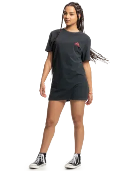 Stranger Things Upside Down Tee Dress in Black
