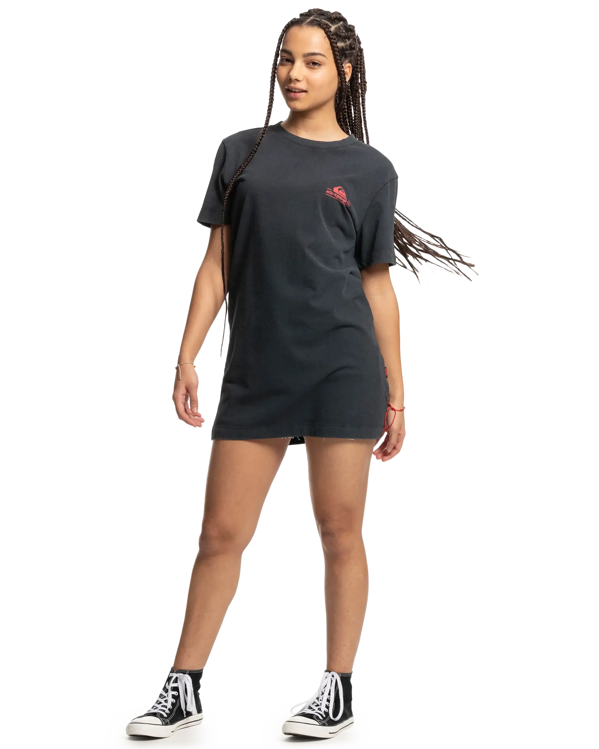 Stranger Things Upside Down Tee Dress in Black