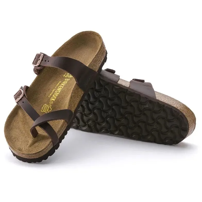 Women’s Birkenstock Mayari Oiled Leather – Elegant Sandal with Supportive Comfort